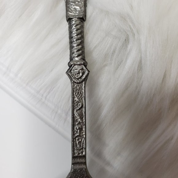 VTG (3) Dutch Pewter Wedding Ceremonial Decorated Spoon Gilde Zinn 92% Approx 7" - Picture 5 of 6